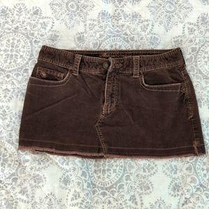 Abercrombie & Fitch Corduroy skirt brown size 6
